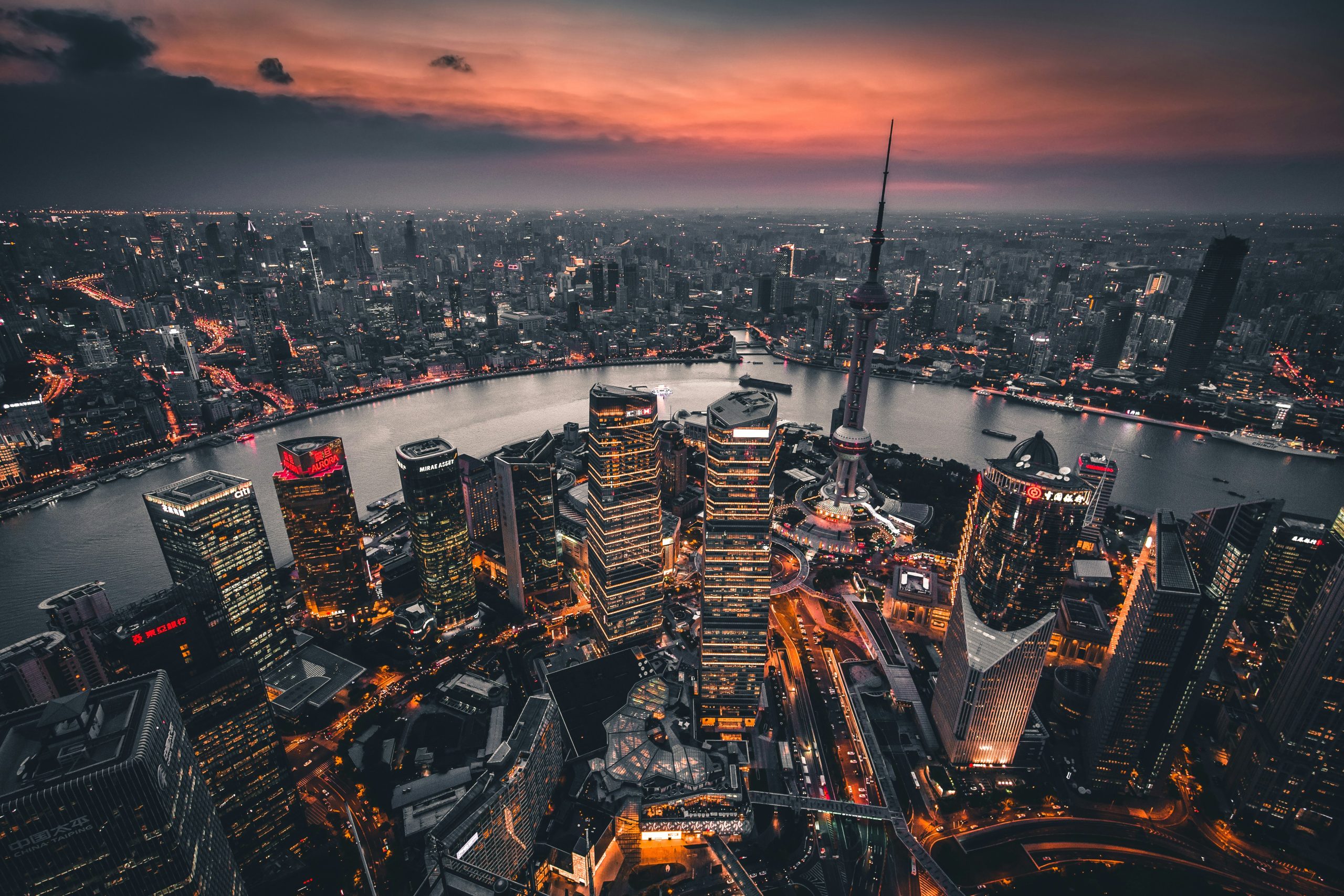 A view of the Shanghai skyline, January 31, 2019.